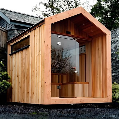 Energy-Saving & Eco-Friendly Outdoor Spire Sauna